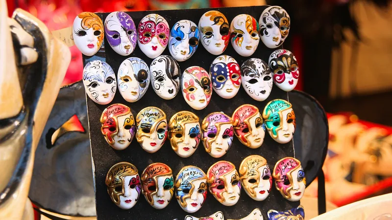 Venetian carnival mask