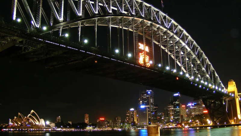 Sydney harbour skyline
