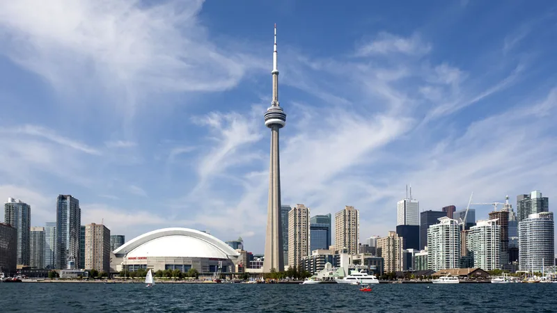 Toronto skyline from the waterfront