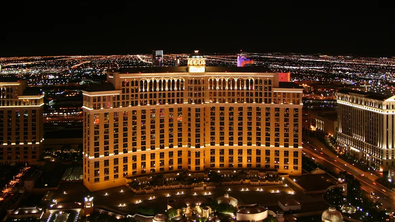 Las Vegas street at night