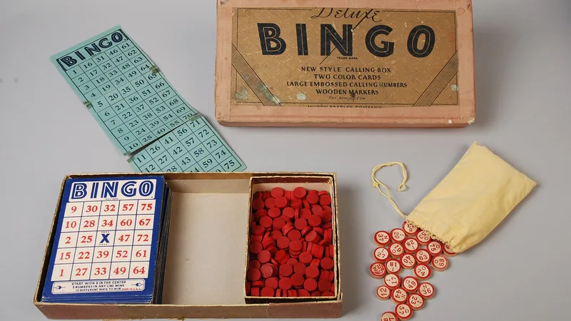 Numbered bingo cards